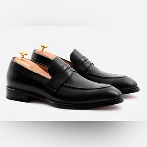 NIB - Beckett Simonon Men's Cohen Penny Loafers, Black - Size 10